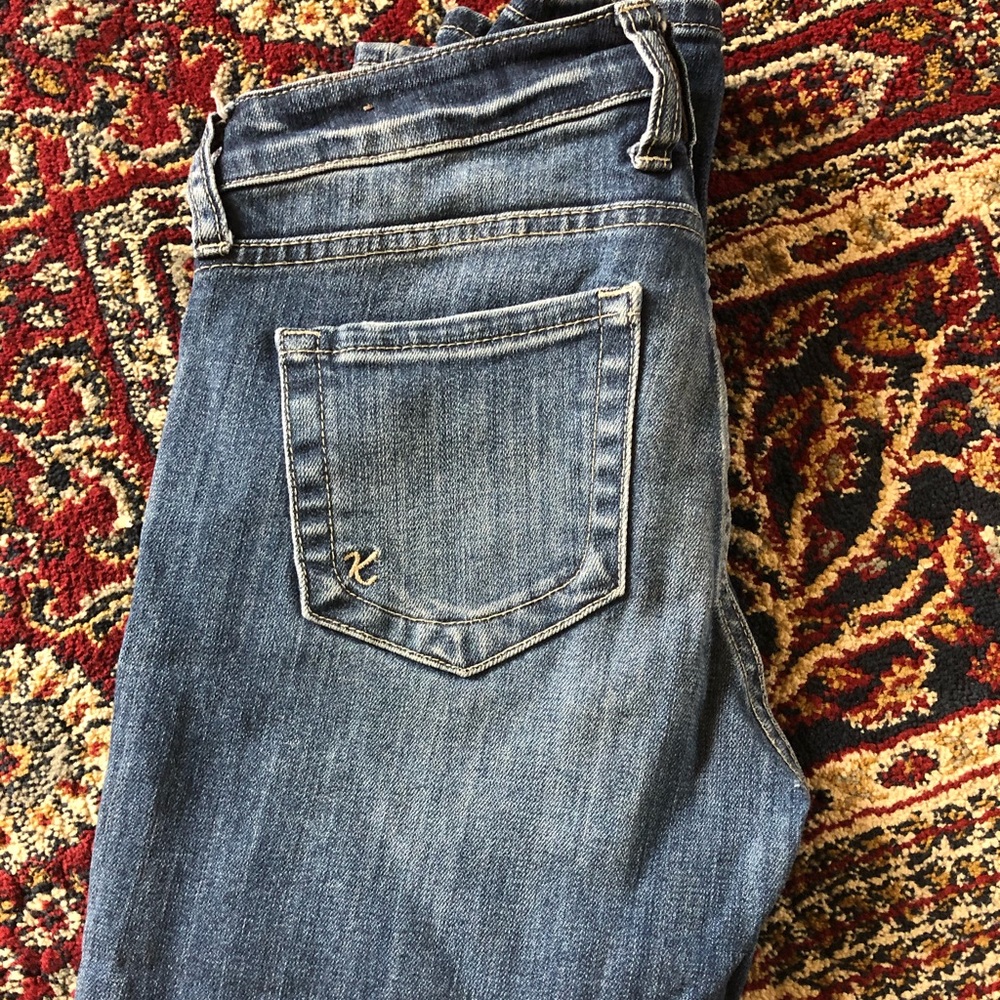 KUT distressed skinny jean. Only worn about 4x!